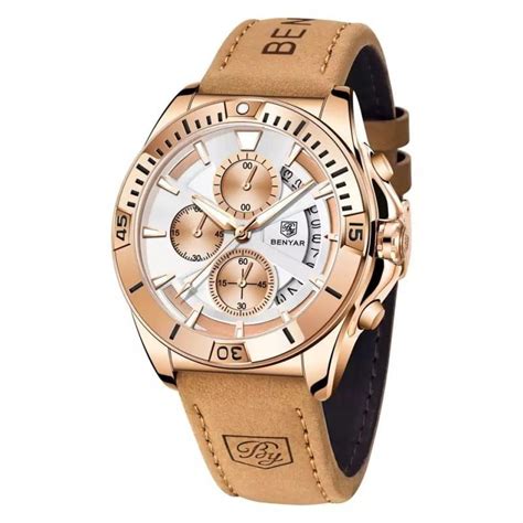 Men S Watches Benyar Mens Chronograph Watch Brown For Sale In