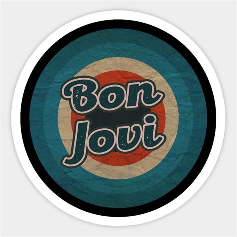 Bon Jovi Sticker Bon Jovi Phish Stickers