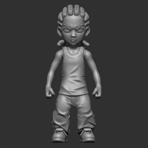 Stl File Riley Freeman The Boondocks Fan Art 🎨 ・3d Printing