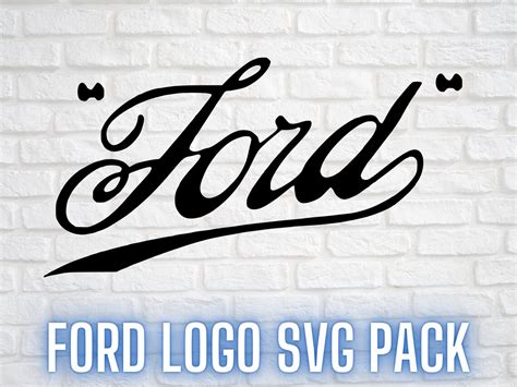 Vintage Ford Logo Svg Pack Etsy