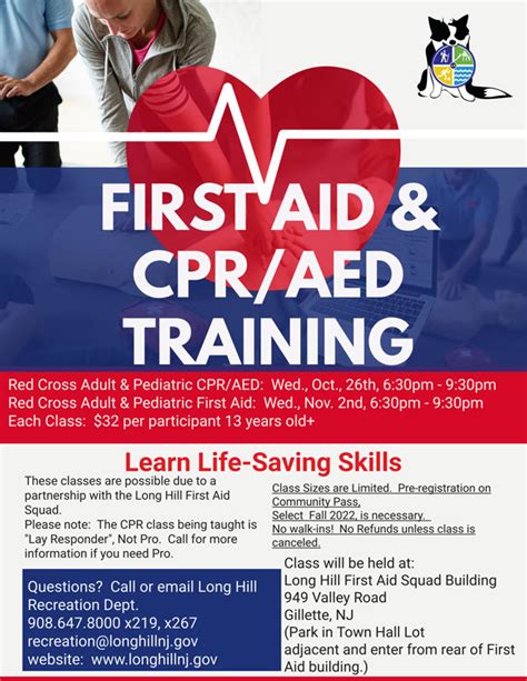 Watchung Nj Cpr And First Aid Class