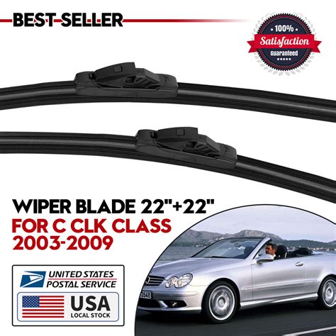 Oem Windshield Wiper Blade Set Of 2×22inch Fits For Mercedes Benz C Clk