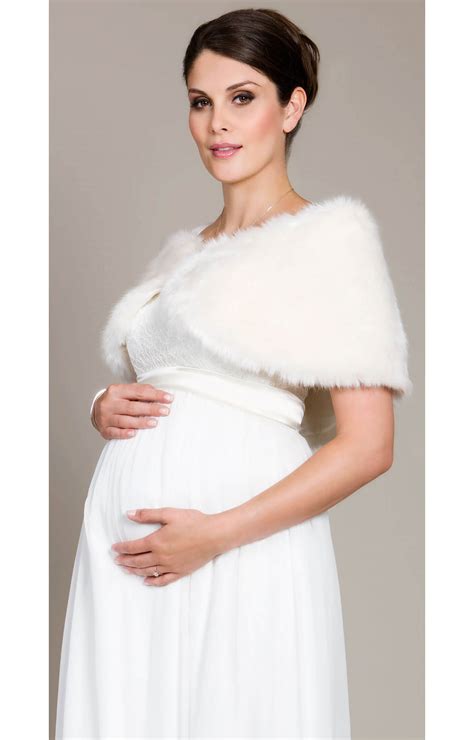 Wedding Dress And Faux Fur