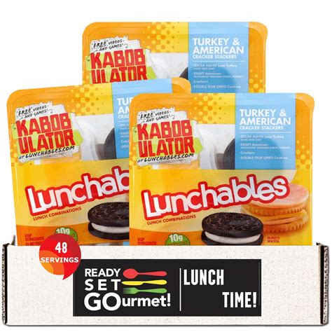 Buy Lunchables Turkey And American Cheese Cracker Stackers Snack Kit With