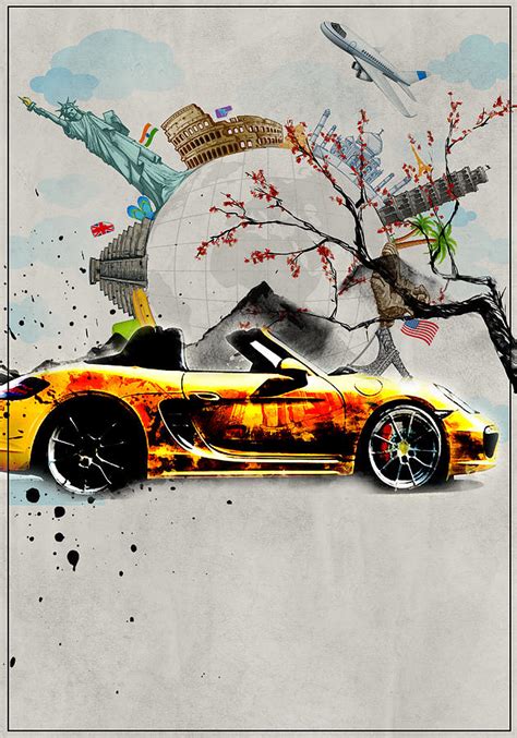 Porsche Boxster Porsche Sport Digital Art By Edgar Dorice Fine Art