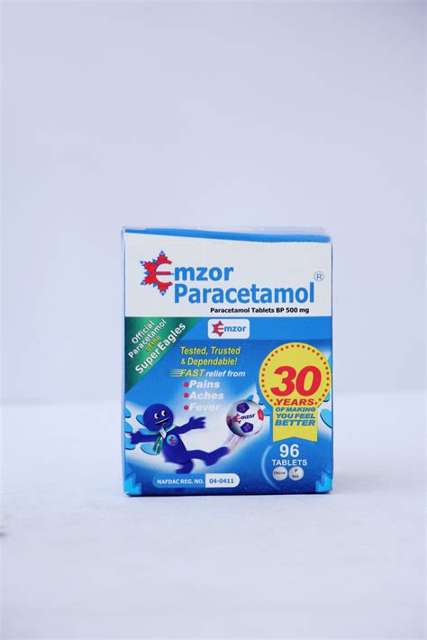 Mzor Paracetamol 500mg Tablet DGLOPA ONLINE PHARMACY