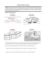 Pogilish Lithosphere Plates Doc Pdf Pogil Ish Plate Tectonics Read