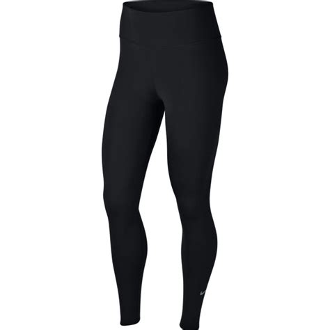 Nike Womens One Luxe Mid Rise Leggings Black Clear Tennisgear