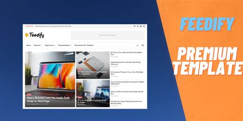 Feedify Premium Blogger Template Free - Premium Blogger Templates 2023 ...