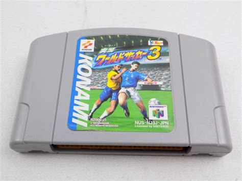 Nintendo 64 Jikkyou World Soccer 3 III NTSC J Free Postage