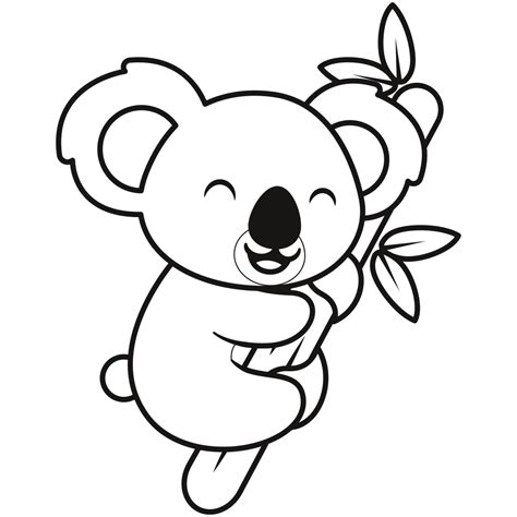 Koala Coloring Pages Basteln