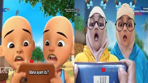 Upin Ipin Terkejut Melihat HP Ehsan Tiru Aksi Upin Ipin Terbaru