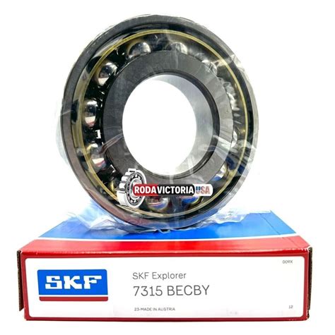 SKF 7315 BECBY ANGULAR CONTACT BALL BEARING BRASS CAGE 75x160x37 Mm EBay