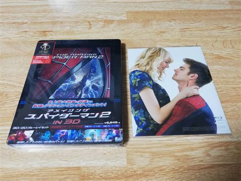 Amazon限定 アメイジング スパイダーマン2 スチールブック仕様 3d ポストカード付 Steelbook Blu Ray外国映画