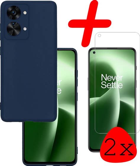 Hoes Geschikt Voor OnePlus Nord 2T Hoesje Siliconen Back Cover Case Met