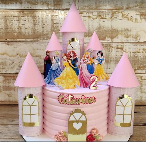 Topo De Bolo Princesas Disney Pronto Para Imprimir Png Bolo De