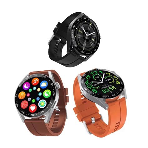 Relógio Smartwatch Hw28 Laranja Unissex Função Nfc Lançamento Original