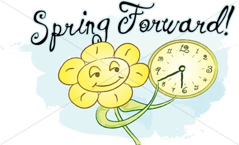 Spring Forward with Happy Flower