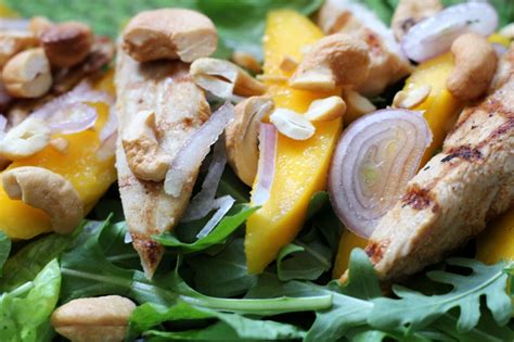 Ripe Mango Salad With Peanut Dressing Nan Cooks The Books