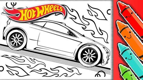 Desenho Para Colorir Carros Hot Wheels
