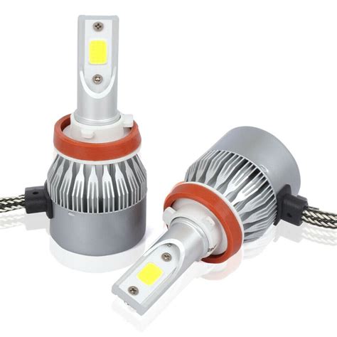 Cob H H H Led Headlight Fog Light Bulbs Kit Super White K High