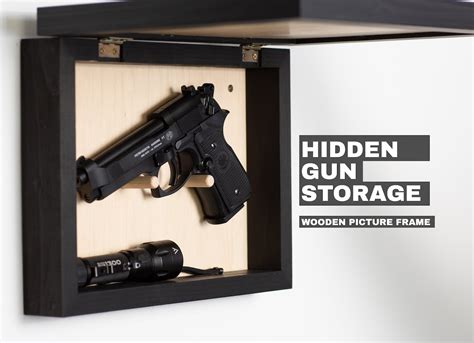 Hidden Gun Storage Picture Frame Concealment Furniture Hidden