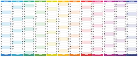 Calendrier Excel Gratuit Semaine Pour Lann E Espritacademique