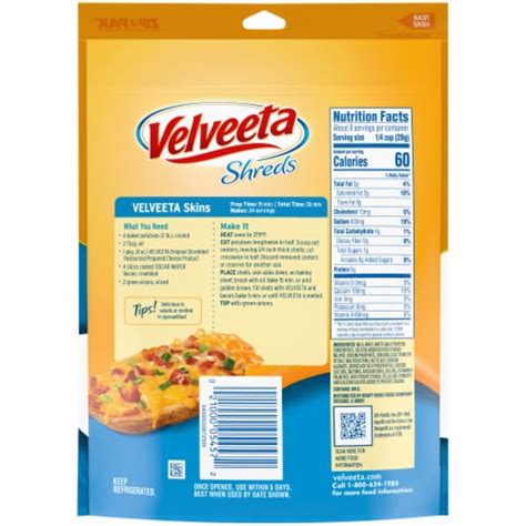 Velveeta Shreds Original Flavored Shredded Cheese 8 Oz Kroger