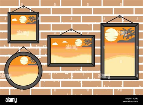 Wall Frames Cartoon Hi Res Stock Photography And Images Alamy