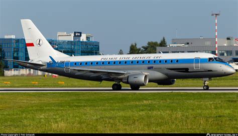 Sp Lim Lot Polish Airlines Embraer Erj Lr Erj Lr Photo