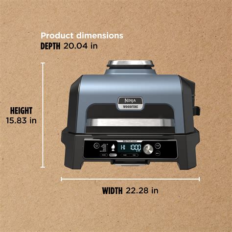 Ninja Woodfire ProConnect Premium XL Outdoor 7 In 1 Grill Smoker App