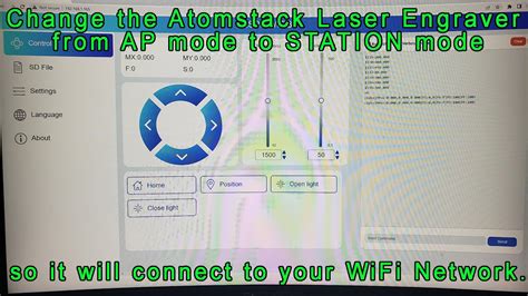 How To Change The Settings On Your Atomstack Laser Engraver So It Will