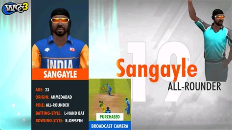 Broadcast Camera Sangayle In Wcc Career Mode World Cricket