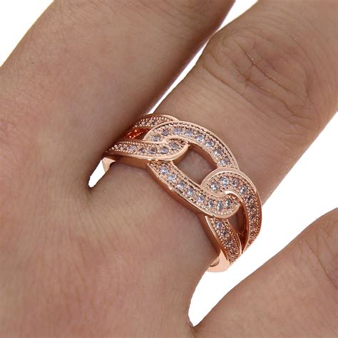 Grossiste Bague En Cuivre Cristal De Zirconium Dor L Or Odelia