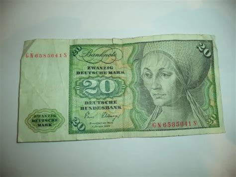 Dm Deutsche Mark Schein Banknote Vom Januar Rarit T