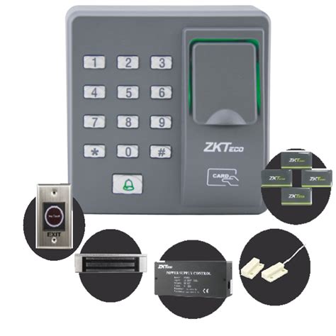 Zkteco Kit Para Control De Acceso Biometrico Hasta Huellas