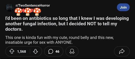 Sex Fungi Fun Guy 🪱🍄 R 2sentence2horror