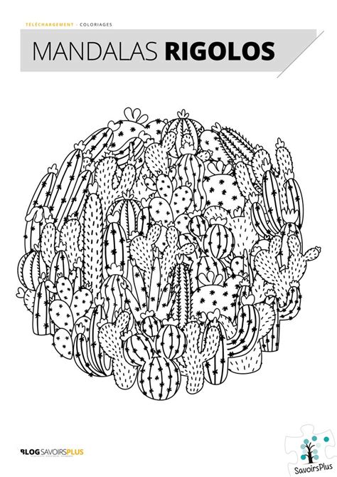 T L Chargement Mandalas Rigolos Le Blog Savoirsplus Coloriage