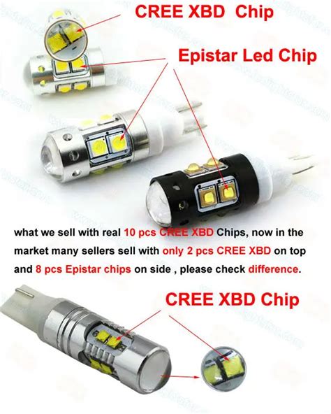 Pcs Lot Super Brightness W Cree Xbd High Power Led Car Light