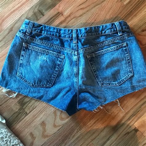 Topshop Shorts Topshop Cory Ripped Denim Shorts Nwt Poshmark