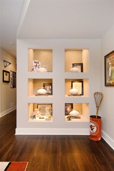 Maryland Sports Fan's Dream Basement - Traditional - Basement - Grand ...