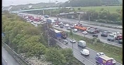 Delays Of An Hour On M60 And Queues On M61 And M62 After Lorry Crash