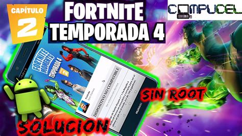 COMO JUGAR FORTNITE EN DISPOSITIVOS NO COMPATIBLES SIN ROOT