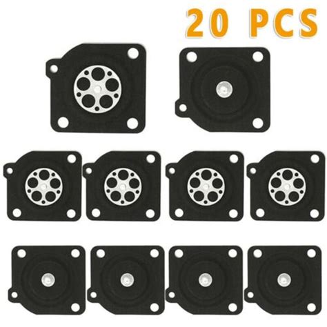 20 x kits de réparation de diaphragme de mesure de carburateur pour