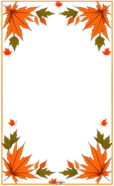 AI generated Thanksgiving Border frame PNG transparent background ...