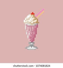 Pixel Art Pixel Icon Ice Cream