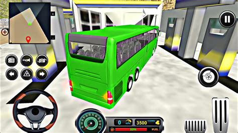 Uphill Offroad Bus Driving Sim Driving Bus In Village Gameplay