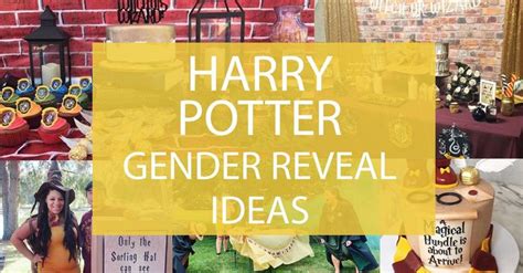 Harry Potter Gender Reveal Ideas Darling Celebrations In