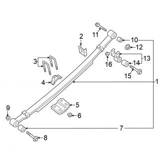 Nissan Titan Leaf Springs Parts Shackles Bushings Carid