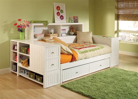 Daybed With Trundle And Storage | Foter